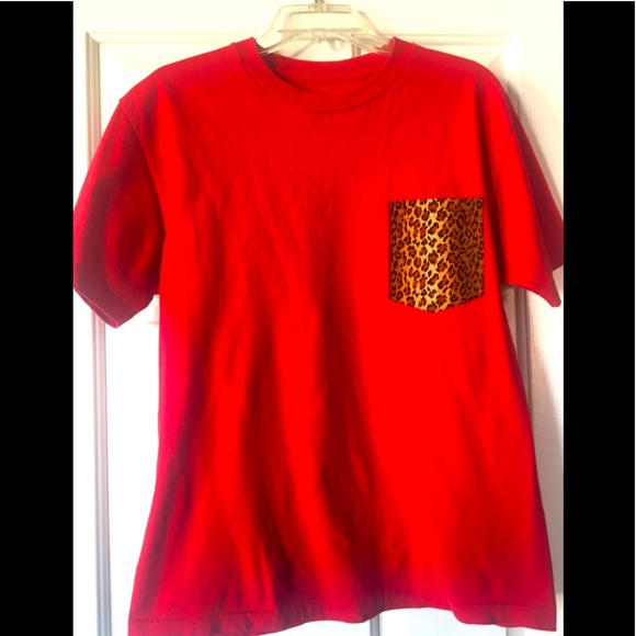 Cheetah Print Pocket Shirt - Picture 1 of 2